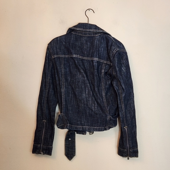 KATE SPADE SATURDAY BELTED JEAN JACKET W ZIPPER - Picture 6 of 12